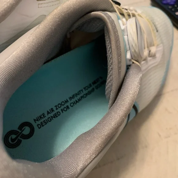 Nike Air Zoom Infinity Women's Golf Teal Sneakers - Picture 4 of 6